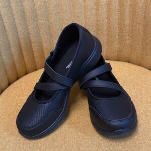 Girls Black Skechers Mary Jane Shoes.